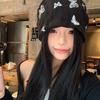 Japanese Hat Butterfly Baotou Niche Female Versatile Casual Embroidery Big Head Korean Version Instagram Pile