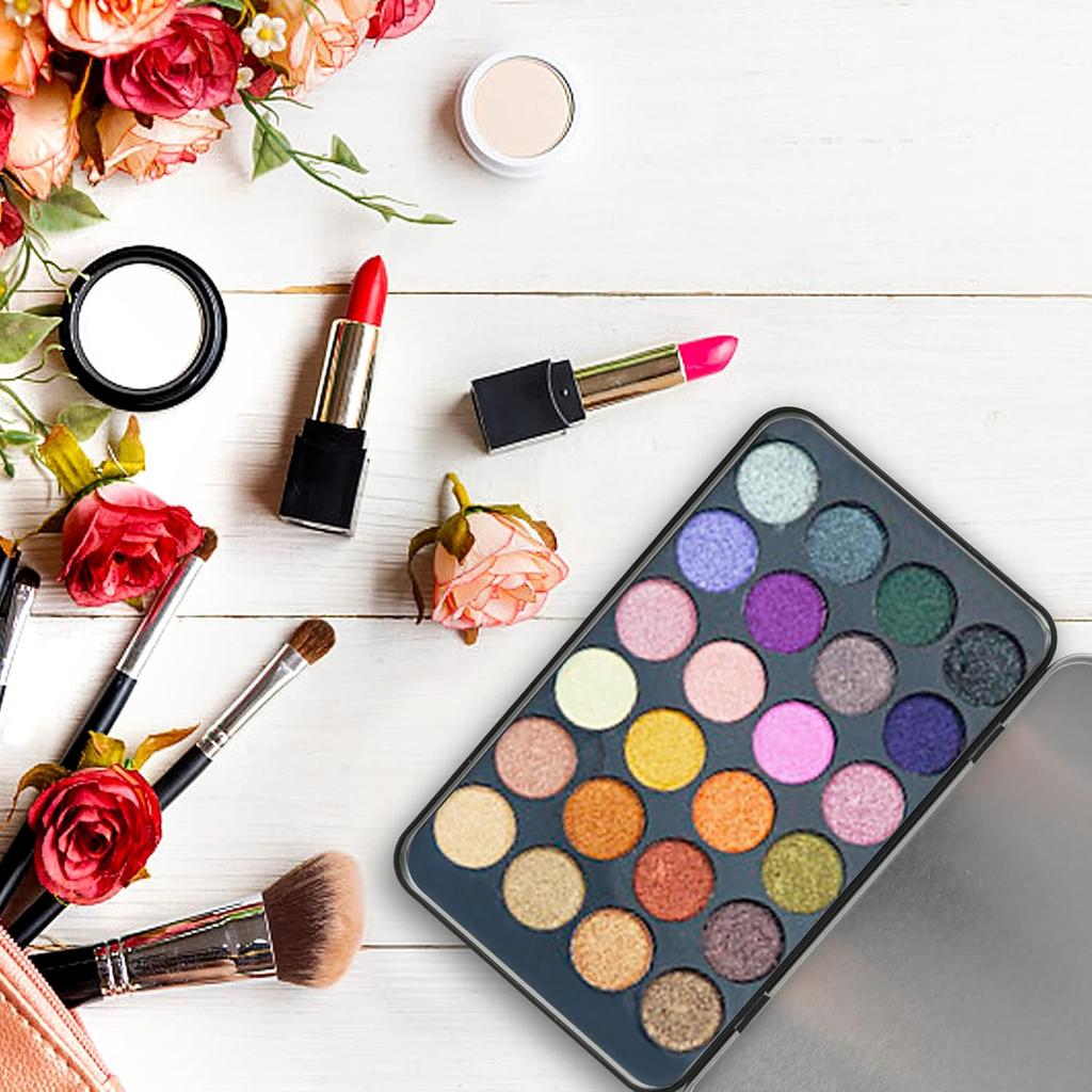 6 Pcs Metal Rectangular Hinged Tin Boxes with Lid, Mini Portable Empty Box Container, Small Black Tin with Lid for Home or Outdoor Active Storage