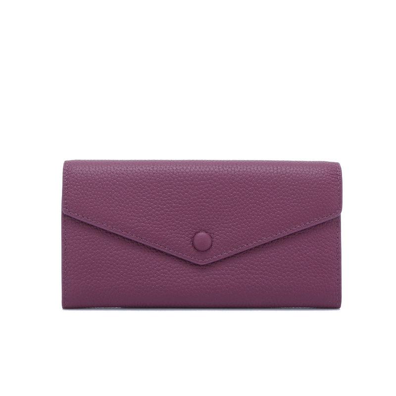 Genuine Leather Long-section Wallet Integrated Handbag Three-layer Cowhide Large Capacity Card Bag Mobile Phone Leather Case Zero Wallet