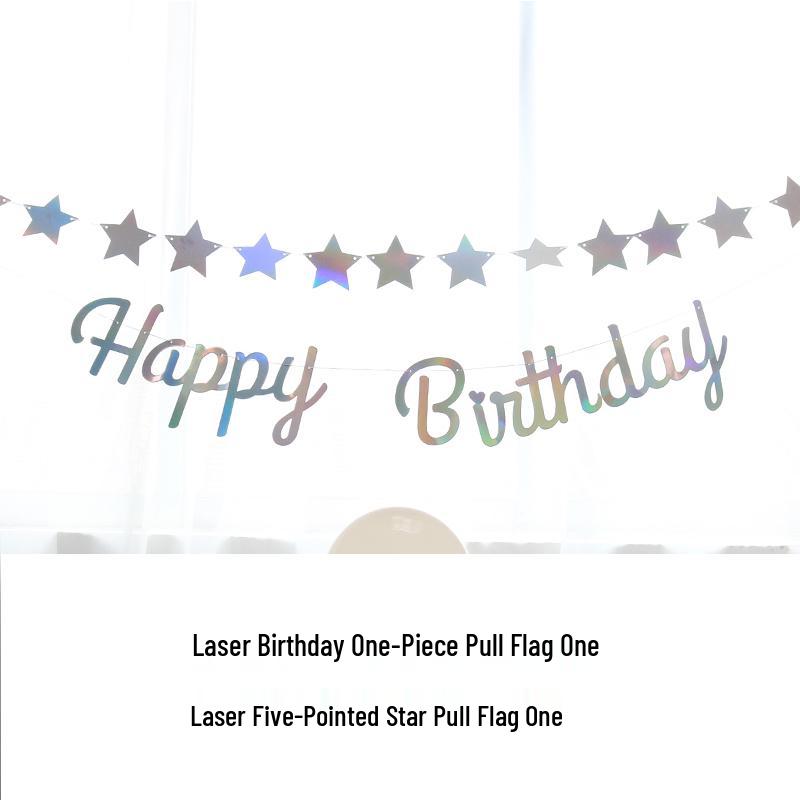 Baby s First Birthday & Full Moon Celebration Decoration Set: Banner, Balloons, and Wall Ornaments