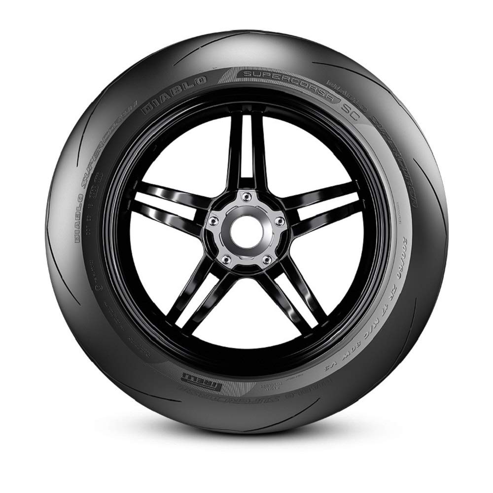 PIRELLI Motorcycle DIABLO SUPERCORSA V3 Front ZR 17 54W SP Tubeless Type Motorcycle Tire for Two Wheels 3657000 1 Piece PIRELLI 110/70 M/C (TL)