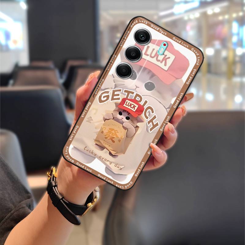 Dirt-resistant Graffiti Phone Case For Tecno Camon40 Pro 4G/5G/CM6/CM7 Waterproof Cartoon Cute Couple TPU Shockproof