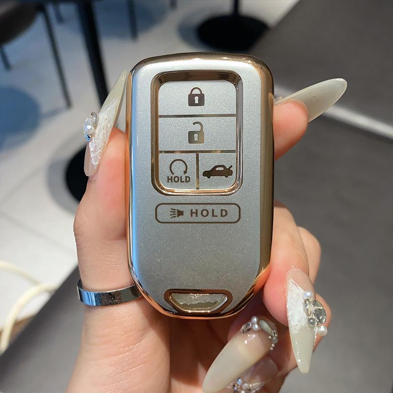 Kryt na klíče pro Honda CRV, Accord, Civic, URV, Vezel, Fit a Lingpai s pouzdrem a přezkou.