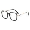 +100~+400 2pcs Fashion brown large frame square color changing reading glasses for women high-definition reading glasses