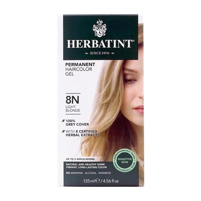 Permanentní gel na barvení vlasů 8N Světlá blond, 4,56 fl oz
