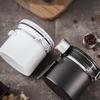 1pc Stainless steel exhaustible seal jar kitchen vacuum storage jar coffee bean seal jar tea jar fresh-keeping box seal jar