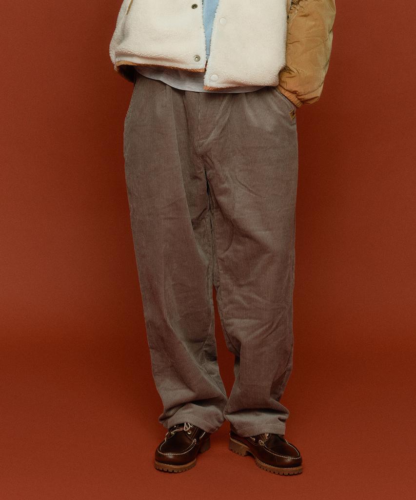 KODAK Corduroy Wide Easy Pants Khaki