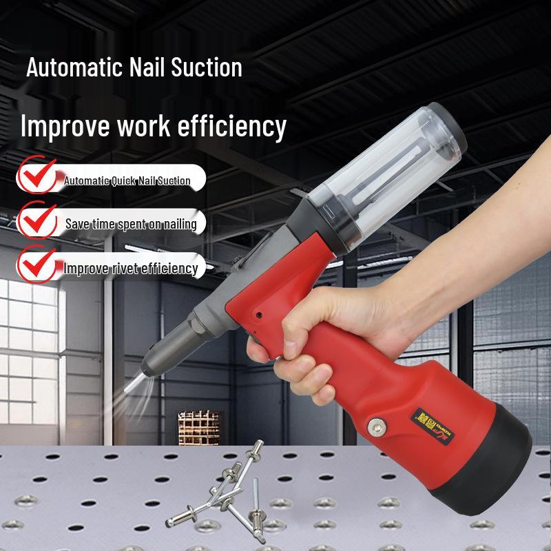 Gaobao Industrial-Grade Pneumatic Hydraulic Rivet Gun with Three-Jaw Design