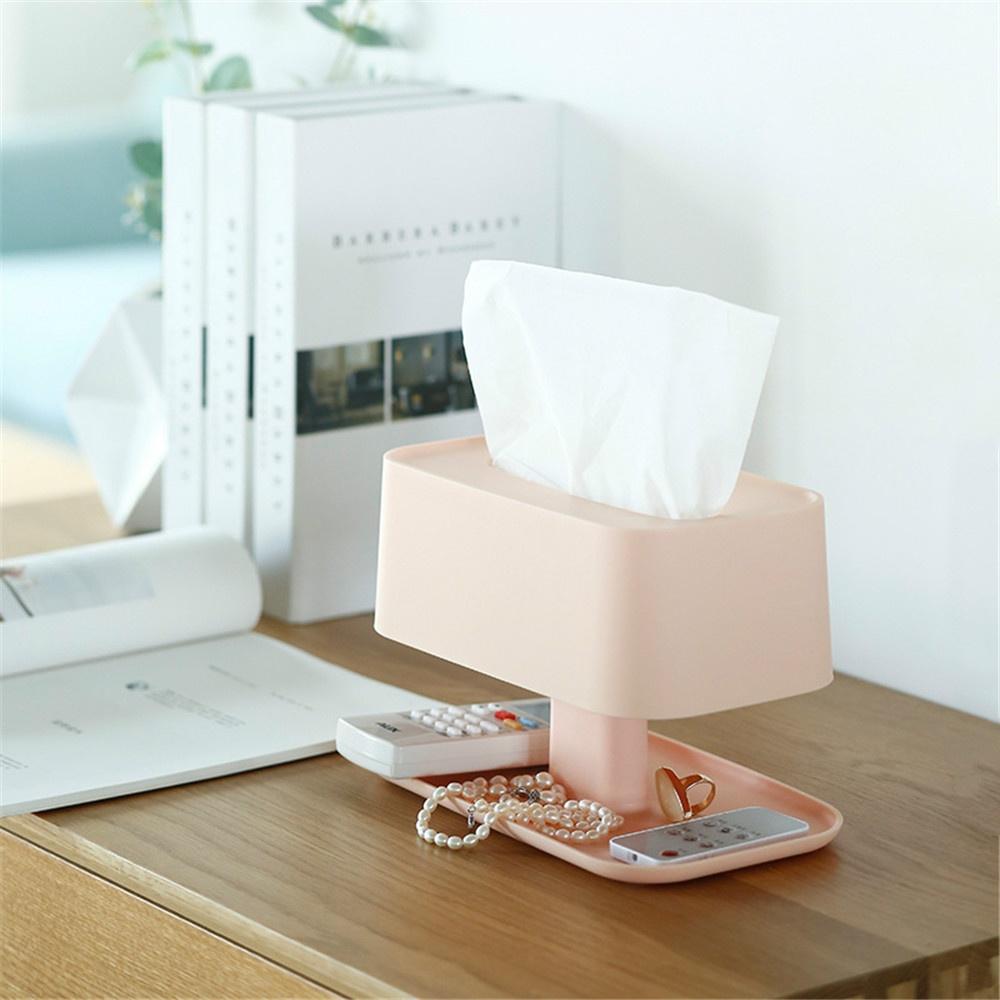 Διπλό κουτί χαρτομάντιλων Αποθήκευση πολλαπλών λειτουργιών για το σπίτι Υπνοδωμάτιο Σαλόνι Τραπεζάκι σαλονιού Δίσκος για χαρτοπετσέτες Χου