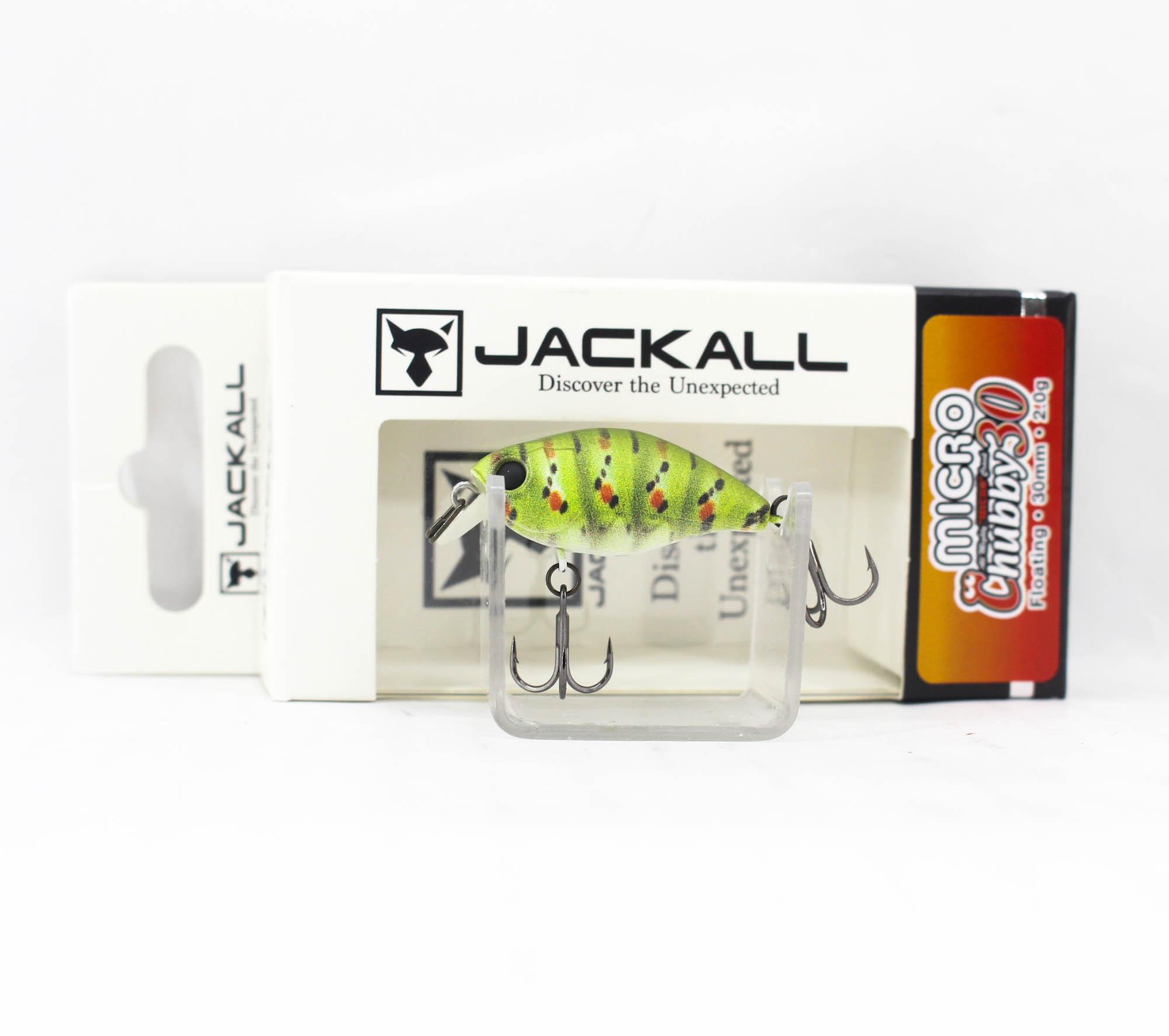 Jackall Chubby Micro 30F Плавающий воблер RT Зеленая гусеница (1814 г.)