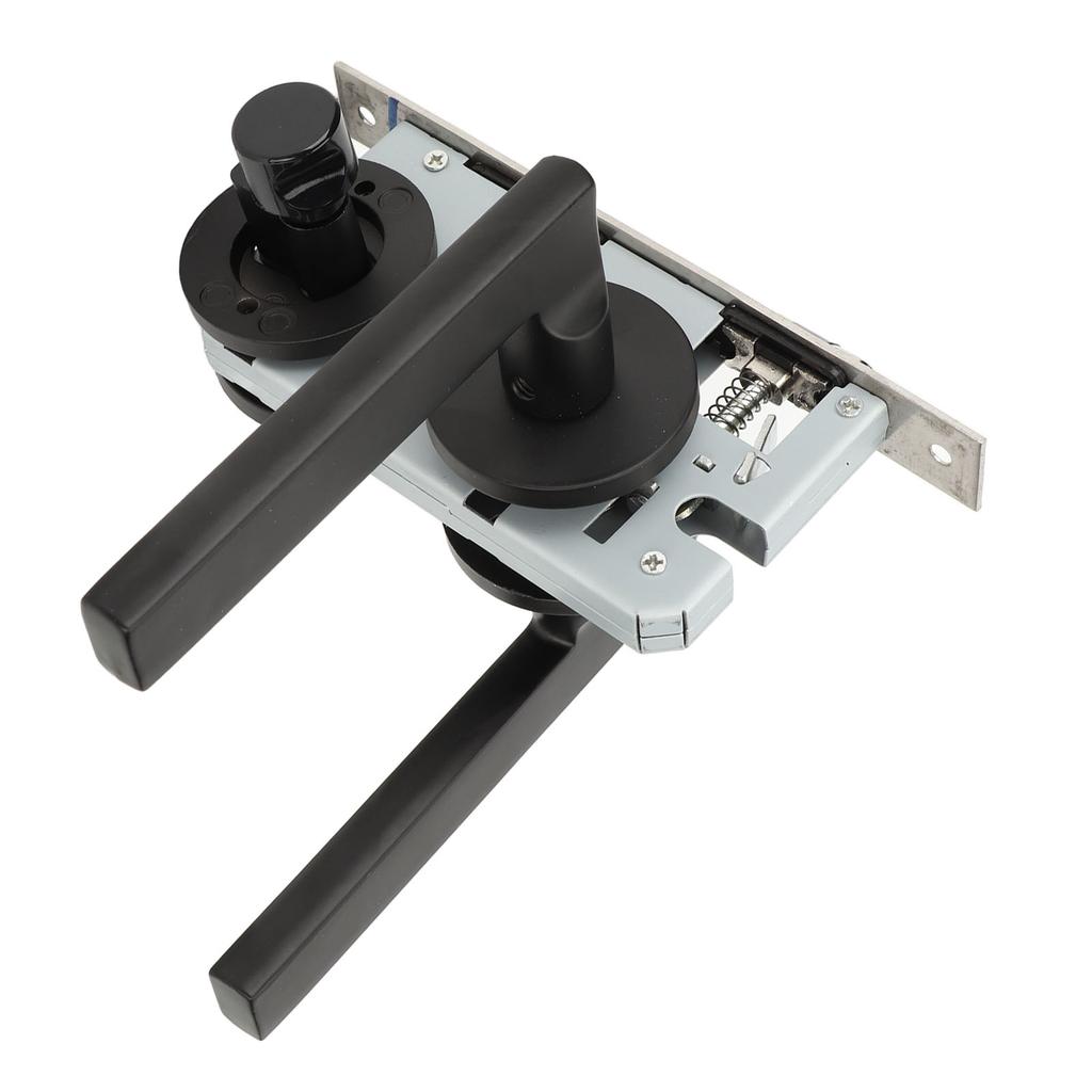 2PCS Door Lock Handle Stainless Steel Impact Prevention Heavy Duty Keyed Entry Handles for Home