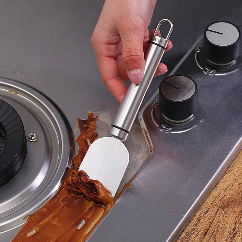 Stainless Steel Spatula Multi-Purpose Scraper Tile Flat Scraper Floor Glass Deglue Kitchen Refrigerator Cleaning Tool Spatula