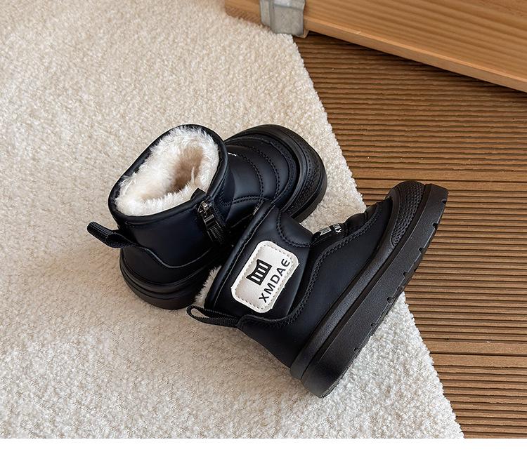 2025 Girls' Stylish Snow Boots: Winter Cold Protection, Versatile & Fashionable Princess Cotton Boots for Medium and Older Children