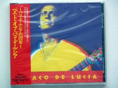 CD PACO DE LUCIA  Best Of Paco De Lusia PHCA1029  1994 Japan World Music Used