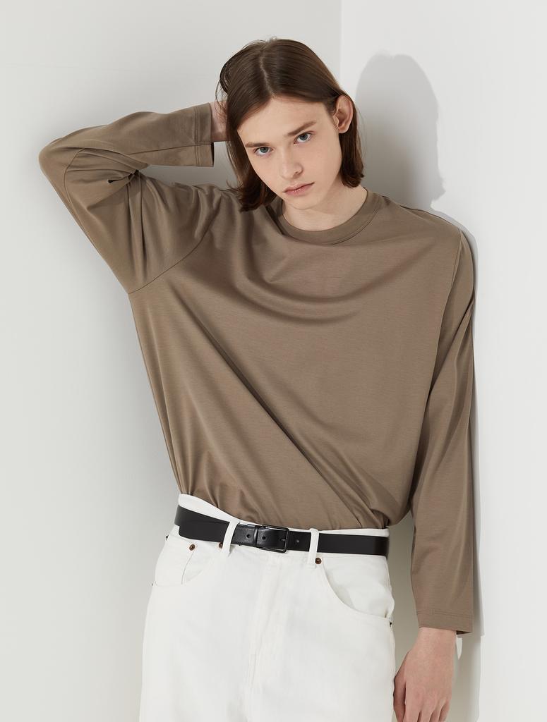 Y Jack M_Rib Binding Classic Fit Long Sleeve T-Shirt (180Gsm) Mjt1912L (A Type)