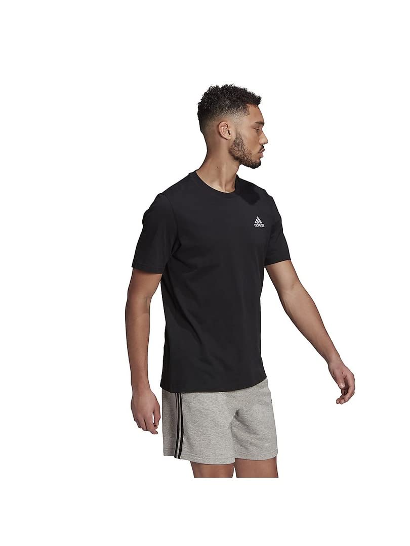 

Adidas Essentials Short Sleeve with Embroidered Small Logo 31298 Black O T-Shirt Men s (GK9639)