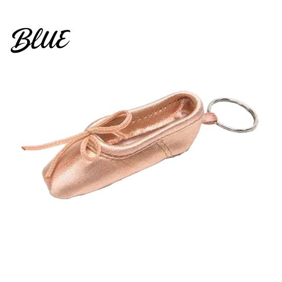 Ballerina Gift Keychain Pendant Handmade Mini Pointe Shoe Charm Ballet
