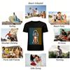 Astronaut With Flame Skateboard Graphic Casual Tee Top Pure Cotton T-shirt