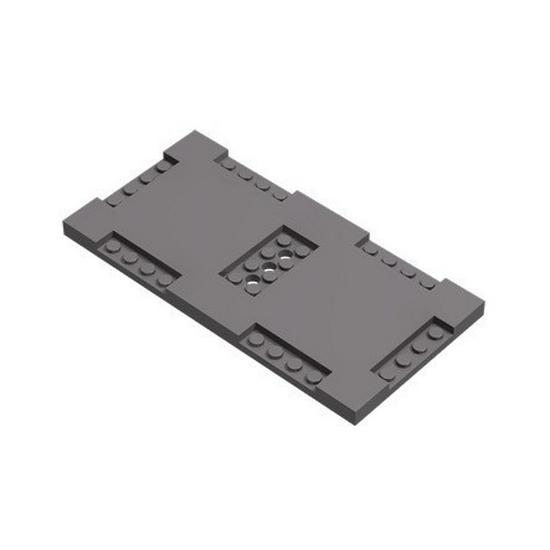 1KG Min Order: Compatible MOC 69958 Building Blocks - 16x16 Base Plate Road 71772 Dark Gray