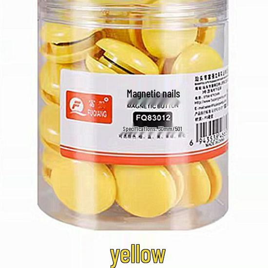 Transparent Magnetic Pushpins – 20/30/40mm Round Whiteboard Magnets for Office & Teaching, Strong Magnetic Force
