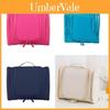 Travel Toiletry Bag With Hanging Hook And Dual Zippers For Bathroom Organization