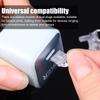 Transparent DIY Anti Dust Charge Port Dust Plugs for IOS 3.5MM Jack Type C Plug Cellphone USB Cover Cap For iPhone 17 16/Samsung