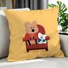 Animal Quokka Cushion Cover Cushion Cover Set 4Pcs 50X50 45X45 40X40 Pillowcase Decorative Sofa Home Decor