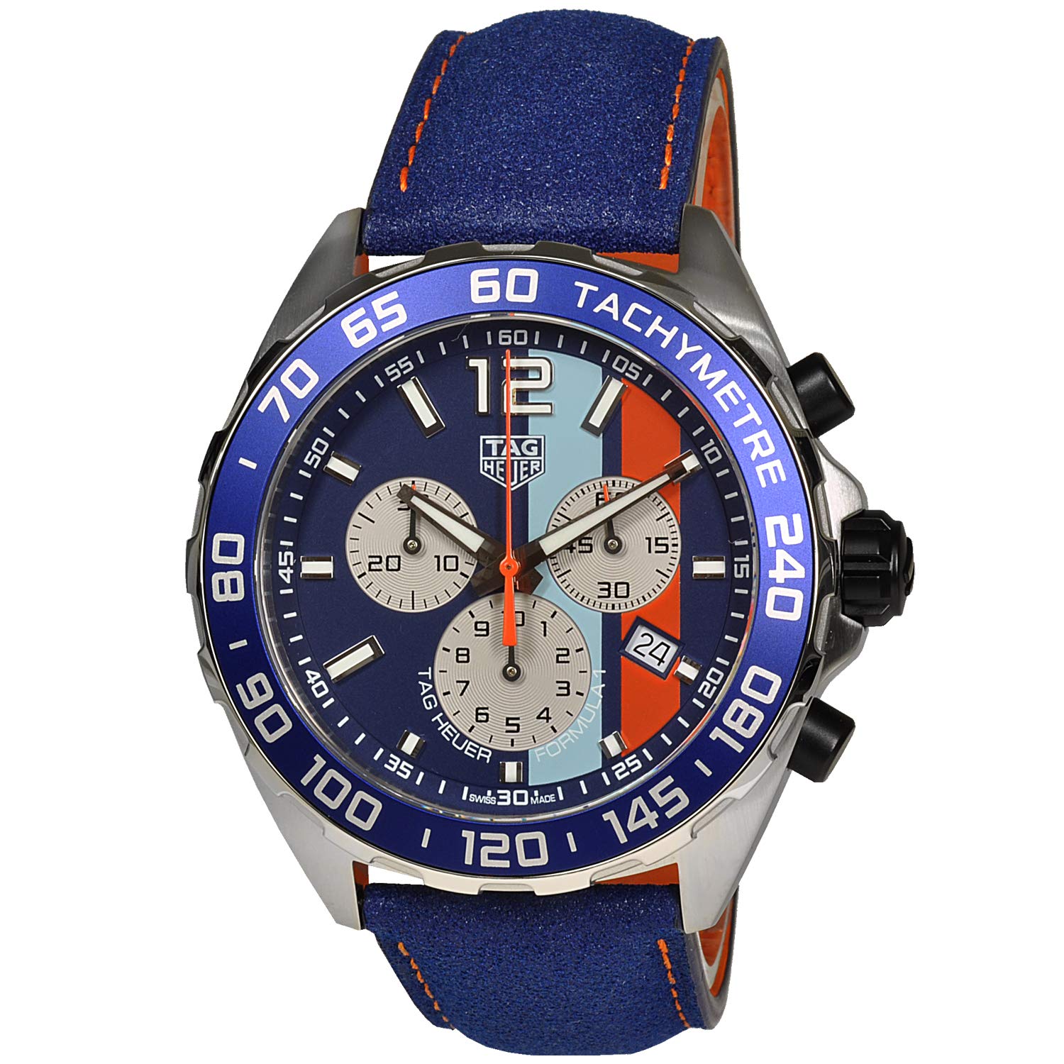 

TAG Heuer Watch Formula 1 Chronograph Gulf Special Edition Men s CAZ101N.FC8243 [Item]