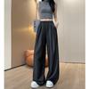Leave-in Tencel Jeans Women's Spring and Autumn New Loose Casual Mopping Straight Pants Lazy and Skinny Black Wide Leg Pants