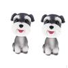 2pcs Cute Pitch Head Dog Bobble Figure Puppy Car Interior Ration