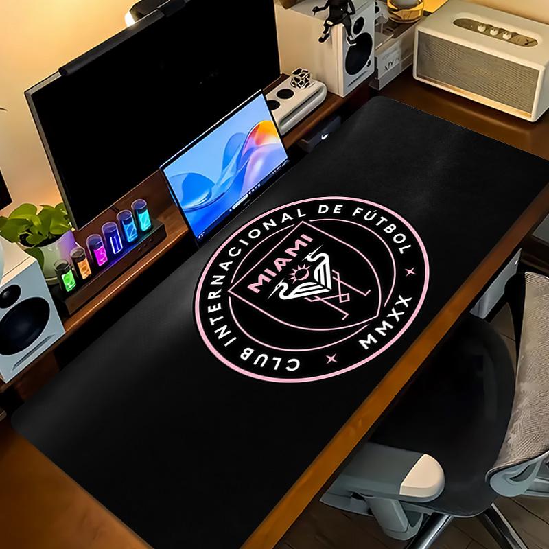 Inter Miami CF Print Cushion Non-slip Laptop Tablet Big Mousepad XXL Mat Mini PC Playmat With Lock edge