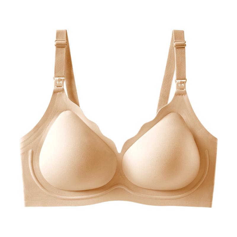 Bezešvá těhotenská a kojící podprsenka: Bez kostic, Plná podpora pro těhotenství a po porodu (86089)