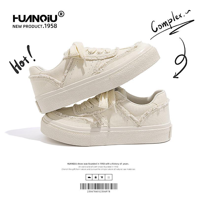 Global ZHQ-HQ908 canvas shoes men's trend versatile Korean version men's shoes low-top casual sports shoes board shoes men's