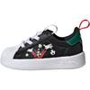 Disney X Adifoam Superstar 360 Toddler Core Black Collegiate Green Baby Sneakers Collegiate-Green Better-Scarlet IH1752