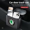 Cqmes7 Für Skoda Auto Mülleimer Tür Hängende Aufbewahrungsbox Halter Mülleimer Organizer Auto Zubehör S Kodiaq Octavia 2 3 Yeti Karoq