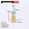 T-shaped Wire Brush: Metal Rust Removal and Polishing Tool with Round Handle