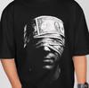 New Blinded by Money US Dollar Banknote Pattern ShortSleeve TShirt  Loose Fit Casual Unisex Streetwear TShirt