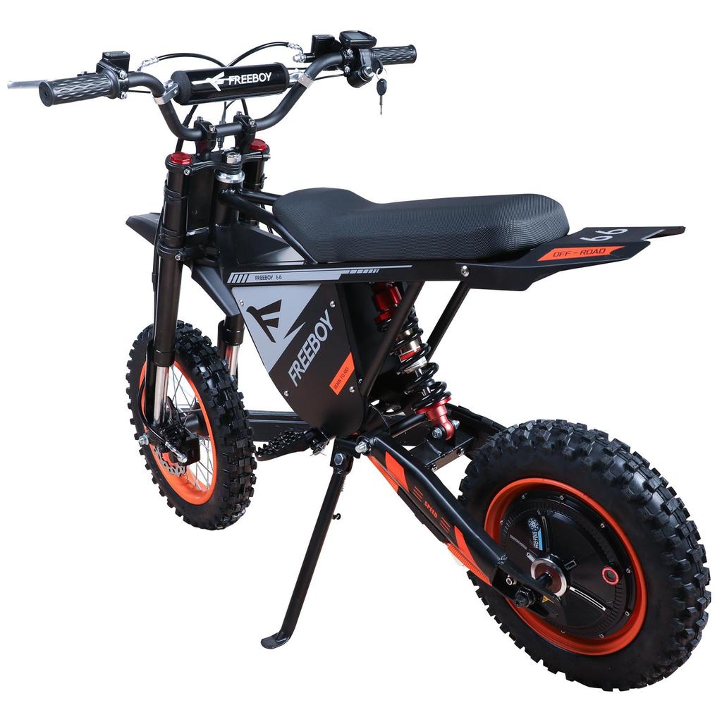 FREEBOY Y66 Electric Dirt Bike for Teens  with 48V 30Ah Battery,Dual Suspension