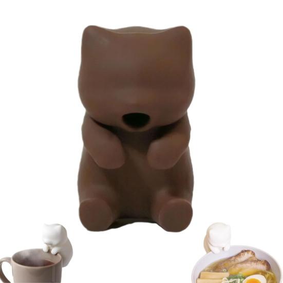 Drink Cooler Compact Design Portable Easy to Use USB Rechargeable Waterproof Cat-Shaped Fan Drink Food Cooler