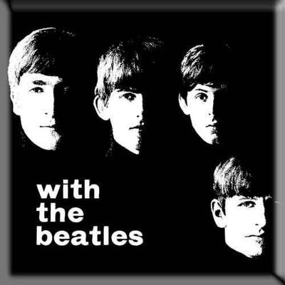 With The Beatles Fridge Magnet