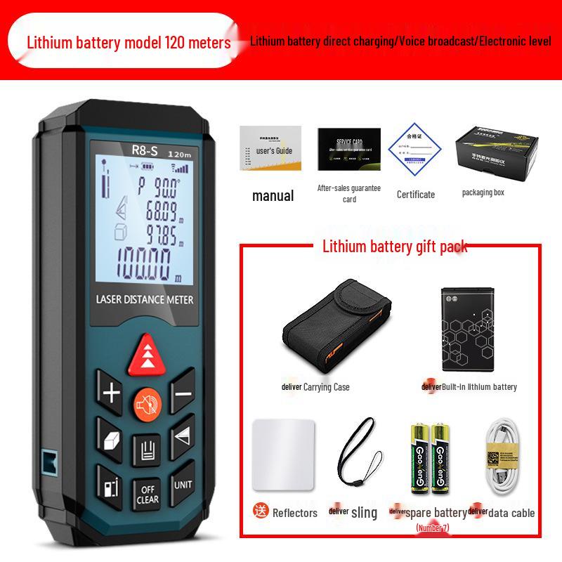 Handheld High-Precision Laser Rangefinder & Electronic Distance Ruler