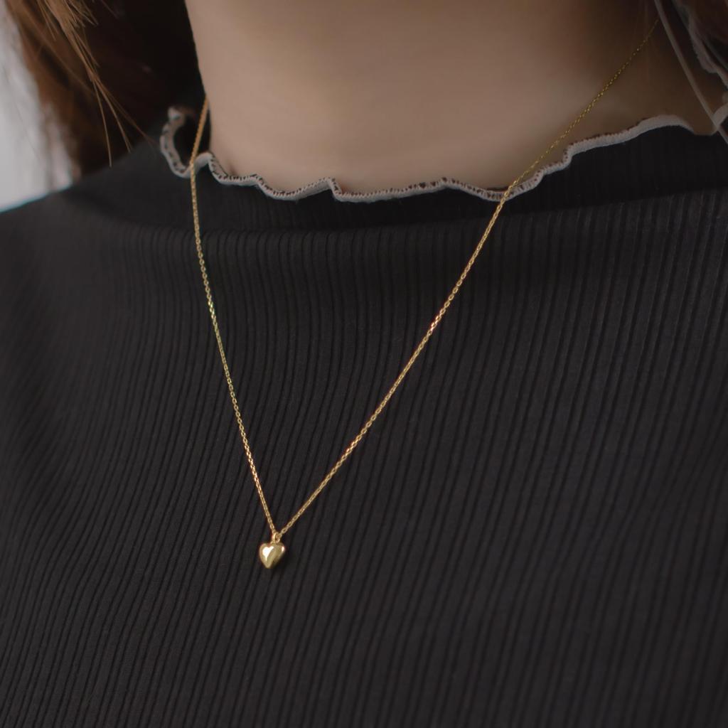 [Bloom] Offizielle Damen-Halskette, Silber mit Gelbgold-Beschichtung, Herz-Motiv 0772-4662-0019-0000