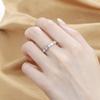 Lindon Classic Copper Alloy Zircon Ring Ladies Jewelry Wedding Promise Party Gift