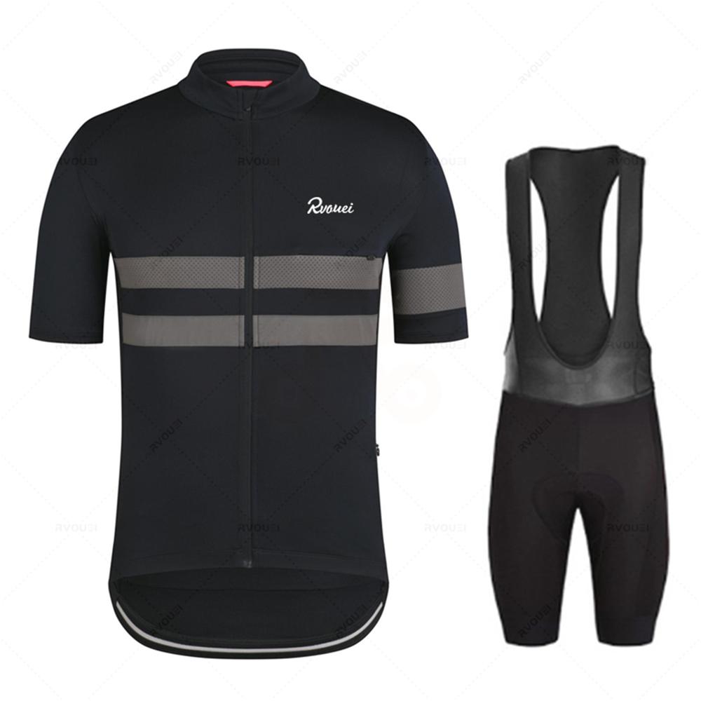Rvouei 2026 New Cycling Clothing Road Bike Wear Racing Clothes Quick Dry Men's Bicycle Jersey Set Ropa Ciclismo Maillot Hombre