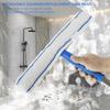 Window Squeegee Cleaner Professional Glass Cleaning Tool Kit Squeegee and Scrubber with 53inch Stainless Steel Pole Removable