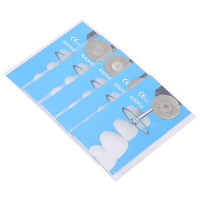 5pcs  Set Dental Double Side Diamond Disc Dental Cutting Polishing Disc Oral Care Tool0#