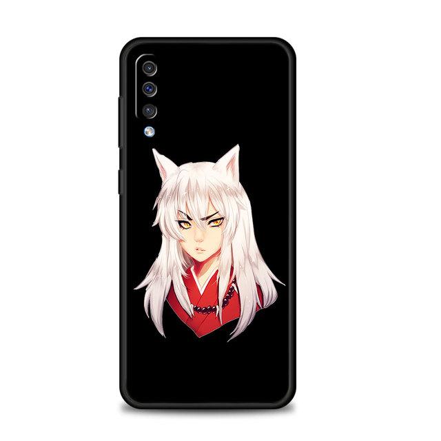 Anime drăguț Inuyasha armura moale pentru Samsung A40 A50 A70 A20s M30s A20e M31 A10 A30 A10e M12 M23 M31s M62 A10s M22 M51 Funda