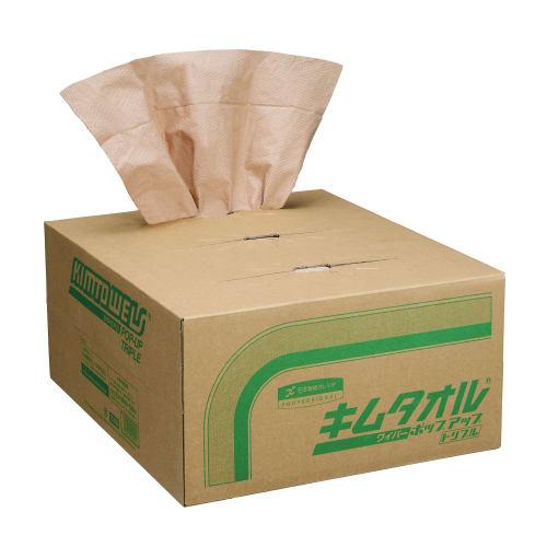 [Bulk Purchase] Crecia Kimtowel Pop-Up Triple, 300 sheets/box x 2 boxes, large box size, for fixed location and management on production lines, 61411
