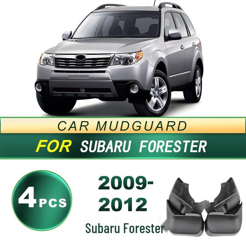 Soft Rubber Mud Flaps for 09-12 Subaru Forester - Car Tire Mudguard Accessories Upgrade Small
