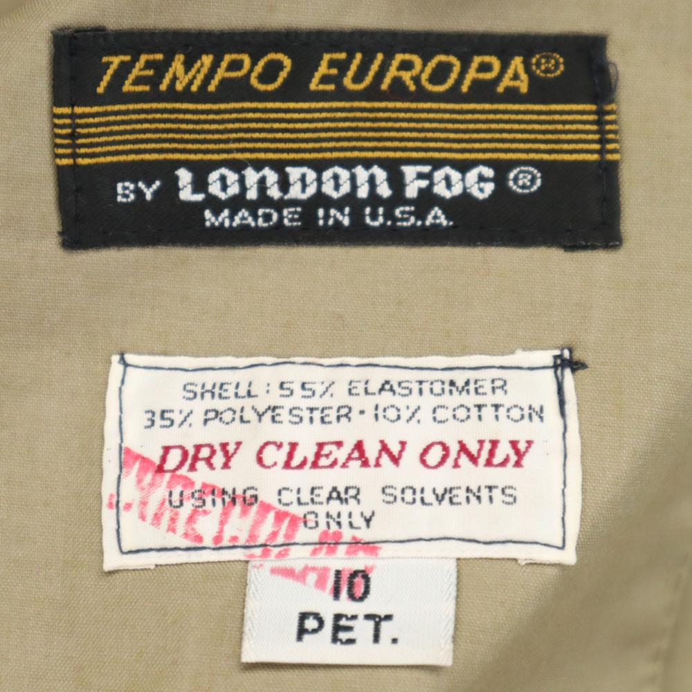 LONDON FOG 80s Made In USA Vintage Stainless Collar Coat 10 With Liner Women Used
